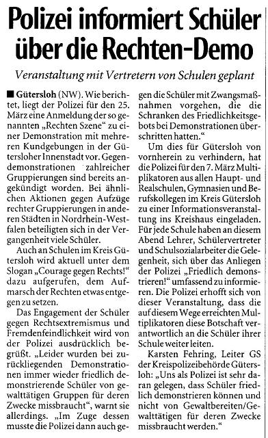 Polizei informiert